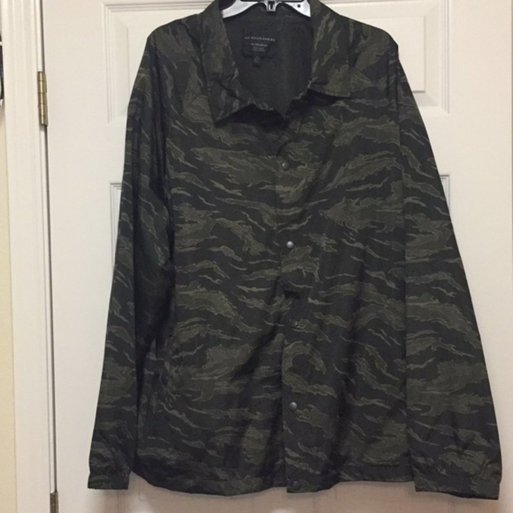Camouflage New Coaches Jacket Large